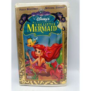 Disneys The Little Mermaid VHS Fully Restored Special Edition 1997 Clamshell
